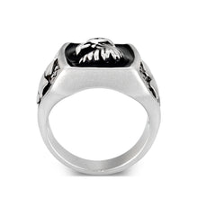 Load image into Gallery viewer, LO5M038-Rhodium Plated  Brass Ring with  No Stone