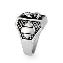 Load image into Gallery viewer, LO5M038-Rhodium Plated  Brass Ring with  No Stone