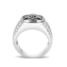 Load image into Gallery viewer, LO5M068 - Rhodium Plated Brass Ring with  Epoxy