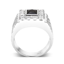 Load image into Gallery viewer, LO5S160- Sterling Silver   Ring with AAA Grade CZ   High Polished(No Plated)
