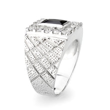 Load image into Gallery viewer, LO5S160- Sterling Silver   Ring with AAA Grade CZ   High Polished(No Plated)