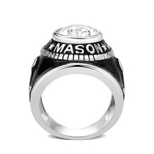 Load image into Gallery viewer, LO5S165- Sterling Silver  Ring with AAA Grade CZ  in Clear High Polished( No Plated)