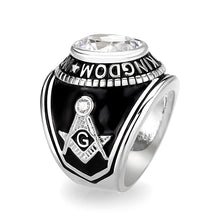 Load image into Gallery viewer, LO5S165- Sterling Silver  Ring with AAA Grade CZ  in Clear High Polished( No Plated)
