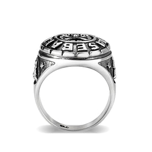 LO5S176- Sterling Silver   Ring without Stone  High Polished(No Plated)