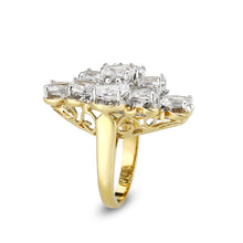 Load image into Gallery viewer, LO5W005- IP Gold Plated Ring with CZ In Clear