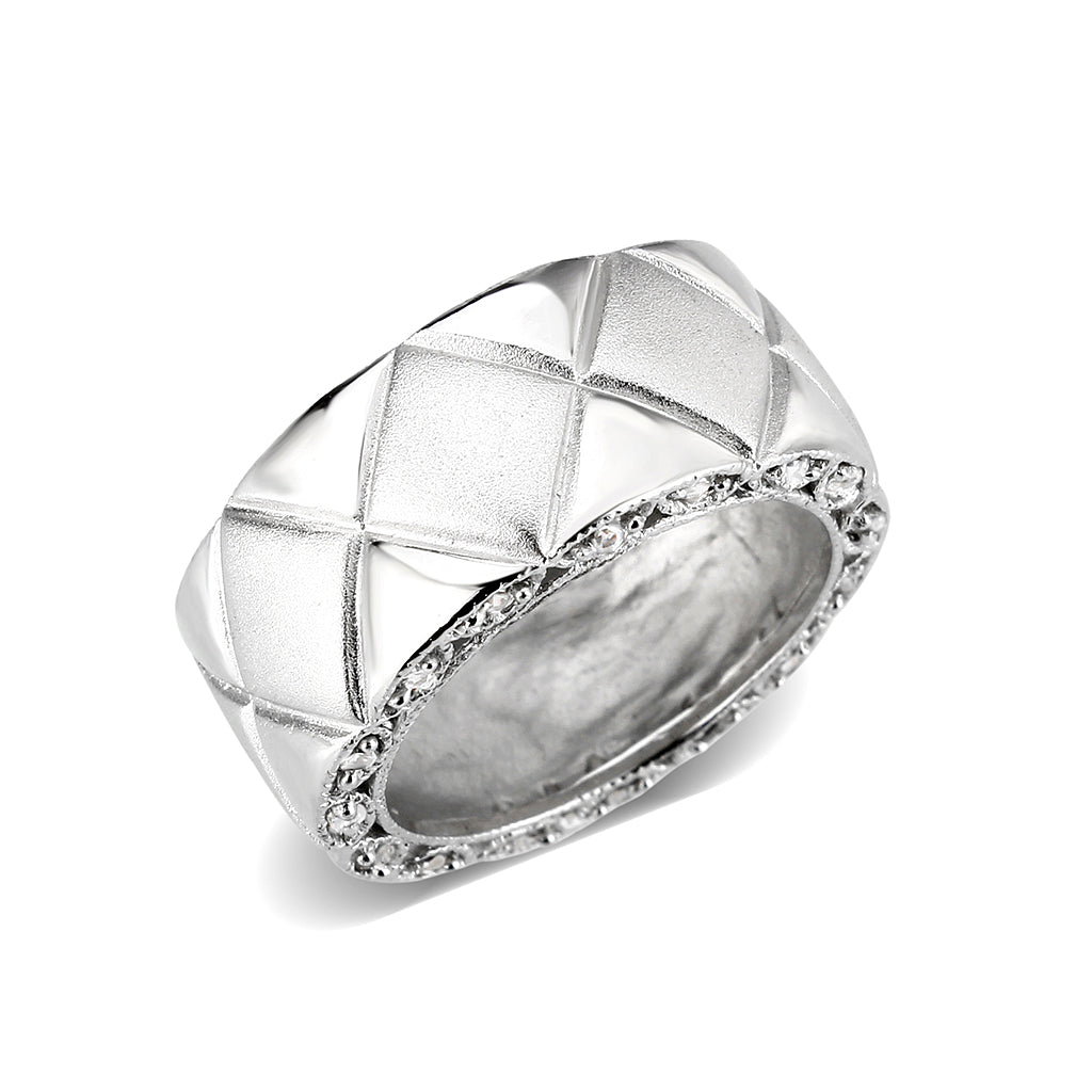 LO5S052- Sterling Silver Ring with Epoxy High Polished( NO Plating ...