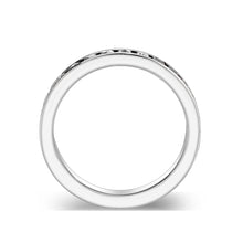 Load image into Gallery viewer, LO5S081- Sterling Silver Ring with CZ In Clear High Polished( NO Plating)
