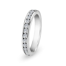 Load image into Gallery viewer, LO5S081- Sterling Silver Ring with CZ In Clear High Polished( NO Plating)