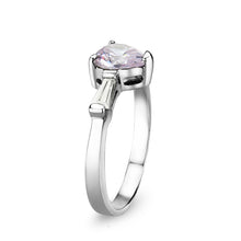 Load image into Gallery viewer, LO5S203- Sterling Silver Ring with CZ In light Amethyst  High Polished( NO Plating)