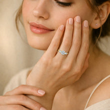 Load image into Gallery viewer, TK3668 - IP Gold(Ion Plating) Stainless Steel Ring with AAA Grade CZ  in Clear