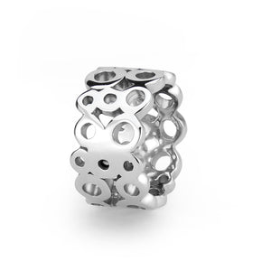 TK3865 - High polished (no plating) Stainless Steel Ring with NoStone in No Stone