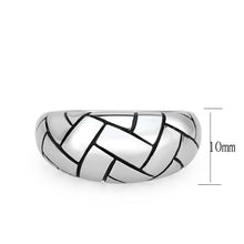 Load image into Gallery viewer, TK3871 - High polished (no plating) Stainless Steel Ring with Epoxy in No Stone