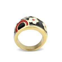 Load image into Gallery viewer, TK3880 - IP Gold(Ion Plating) Stainless Steel Ring with Epoxy in MultiColor