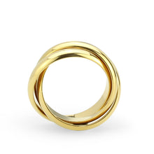 Load image into Gallery viewer, TK3920G - IP Gold(Ion Plating) Stainless Steel Ring with NoStone in No Stone