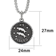 Load image into Gallery viewer, TK3932 - High polished (no plating) Stainless Steel Chain Pendant with NoStone in No Stone