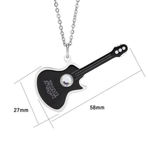 TK3933 - High polished (no plating) Stainless Steel Chain Pendant with Top Grade Crystal in Clear