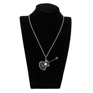 TK3933 - High polished (no plating) Stainless Steel Chain Pendant with Top Grade Crystal in Clear
