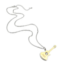 Load image into Gallery viewer, TK3934 - Two Tone IP Gold (Ion Plating) Stainless Steel Chain Pendant with Top Grade Crystal in Clear