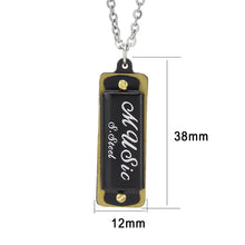 Load image into Gallery viewer, TK3936 - Two Tone IP Gold (Ion Plating) Stainless Steel Chain Pendant with NoStone in No Stone