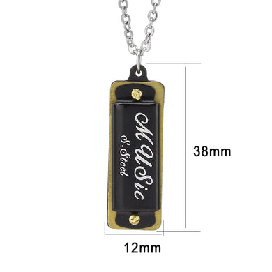 TK3936 - Two Tone IP Gold (Ion Plating) Stainless Steel Chain Pendant with NoStone in No Stone