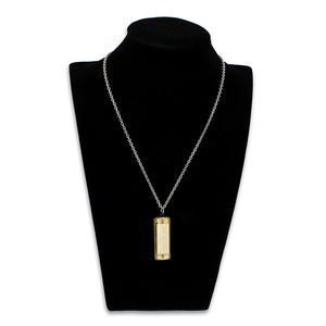 TK3937 - Two Tone IP Gold (Ion Plating) Stainless Steel Chain Pendant with NoStone in No Stone