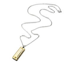 Load image into Gallery viewer, TK3937 - Two Tone IP Gold (Ion Plating) Stainless Steel Chain Pendant with NoStone in No Stone