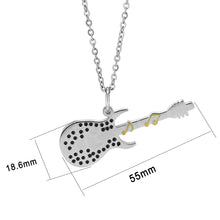 Load image into Gallery viewer, TK3939 - Two Tone IP Gold (Ion Plating) Stainless Steel Chain Pendant with NoStone in No Stone