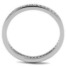 Load image into Gallery viewer, 3W1241 - Rhodium Brass Ring with AAA Grade CZ  in Clear