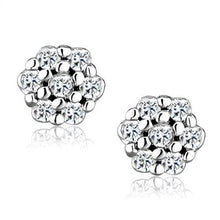 Load image into Gallery viewer, 3W1249 - Rhodium Brass Jewelry Sets with AAA Grade CZ  in Clear