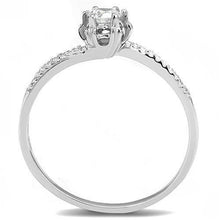 Load image into Gallery viewer, 3W1392 - Rhodium 925 Sterling Silver Ring with AAA Grade CZ  in Clear