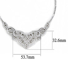 Load image into Gallery viewer, 3W1433 - Rhodium Brass Jewelry Sets with AAA Grade CZ  in Clear