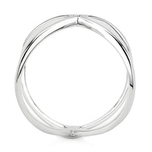 Load image into Gallery viewer, 3W1584 - Rhodium Brass Ring with AAA Grade CZ  in Clear