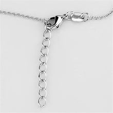 Load image into Gallery viewer, 3W449 - Rhodium Brass Necklace with AAA Grade CZ  in Clear