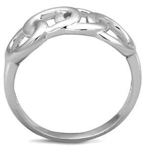 3W783 - Rhodium Brass Ring with No Stone