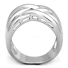 Load image into Gallery viewer, 3W784 - Rhodium Brass Ring with No Stone