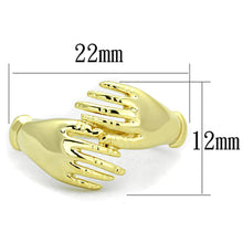 Load image into Gallery viewer, 3W834 - Gold Brass Ring with No Stone