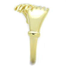 Load image into Gallery viewer, 3W834 - Gold Brass Ring with No Stone