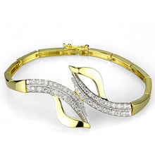 Load image into Gallery viewer, 3W942 - Gold+Rhodium Brass Jewelry Sets with AAA Grade CZ  in Clear