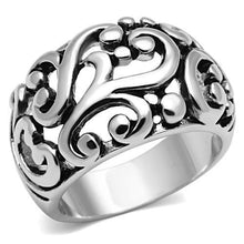 Load image into Gallery viewer, 3W052 - Rhodium Brass Ring with No Stone