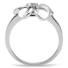 Load image into Gallery viewer, 3W113 - Rhodium Brass Ring with AAA Grade CZ  in Clear