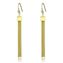 Load image into Gallery viewer, 3W1207 - Gold Brass Earrings with Top Grade Crystal  in Clear
