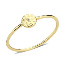 Load image into Gallery viewer, 3W1613 - Flash Gold Brass Ring with AAA Grade CZ in Clear