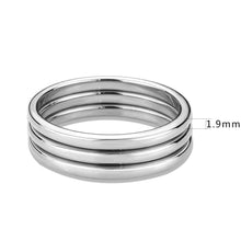 Load image into Gallery viewer, 3W1627 - Rhodium Brass Ring with No Stone in No Stone