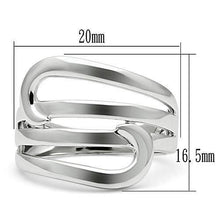 Load image into Gallery viewer, 3W164 - Rhodium Brass Ring with No Stone