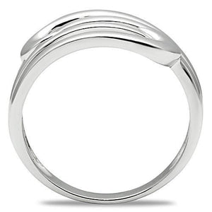 3W164 - Rhodium Brass Ring with No Stone