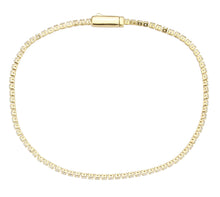 Load image into Gallery viewer, 3W1680 - Gold Brass Bracelet with AAA Grade CZ in Clear