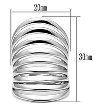 Load image into Gallery viewer, 3W168 - Rhodium Brass Ring with No Stone