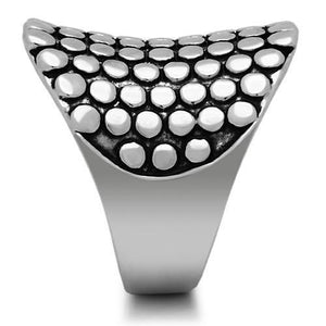 3W194 - Rhodium Brass Ring with No Stone