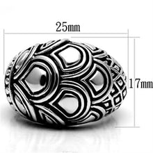 Load image into Gallery viewer, 3W242 - Rhodium Brass Ring with No Stone