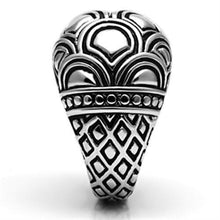 Load image into Gallery viewer, 3W242 - Rhodium Brass Ring with No Stone